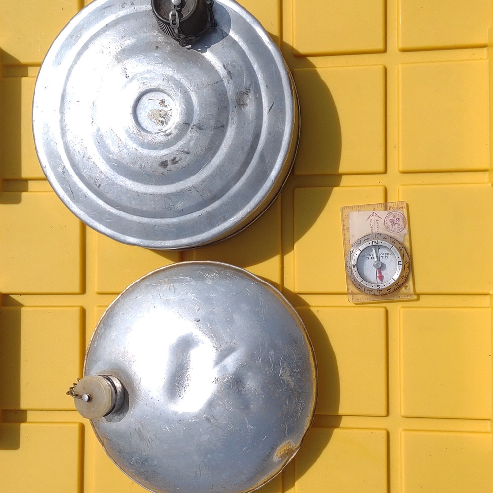 Vintage vintage boy scout of America lot canteens compass sylva system Taiwan